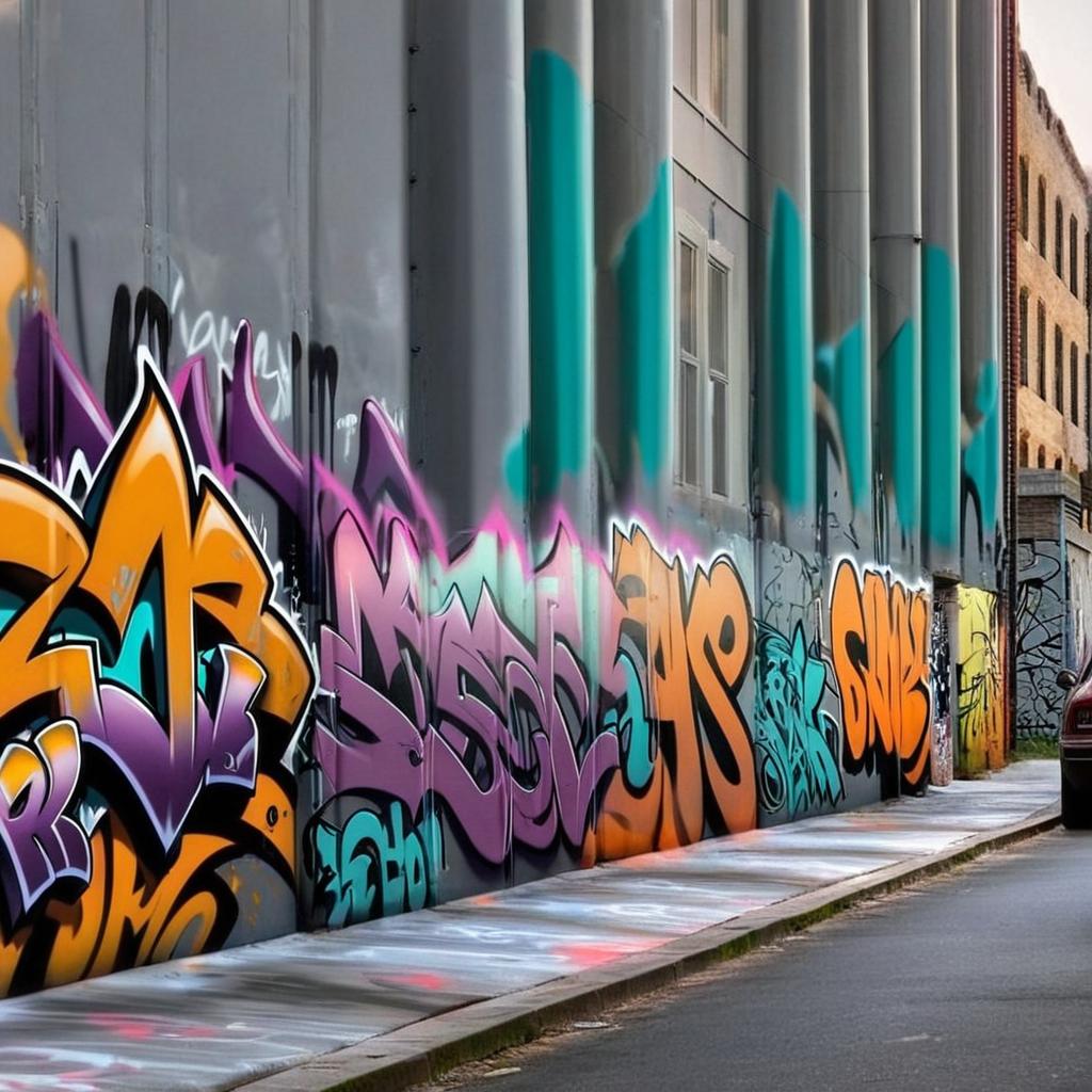 Explore the Colorful Street Art of Urban Alleys