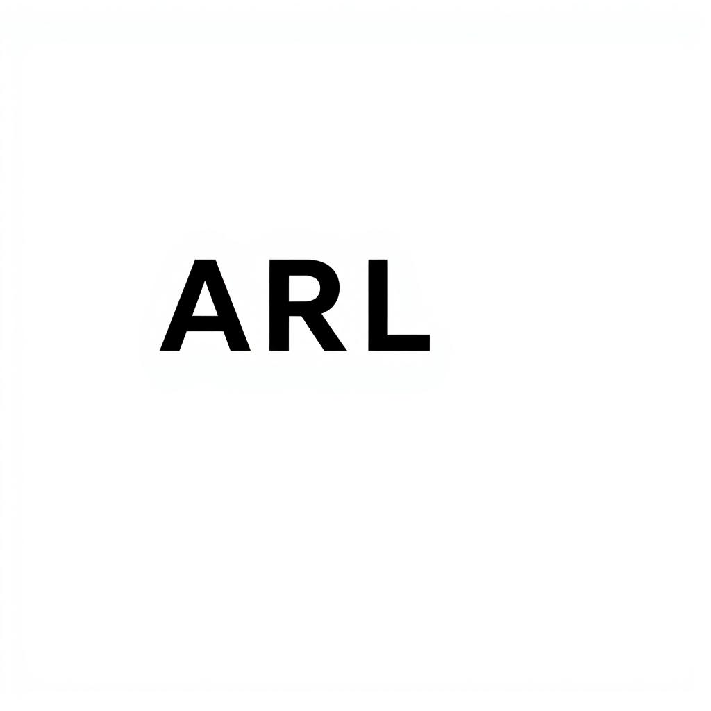 A clean and minimalist design featuring bold black text and lines set against a pristine white background