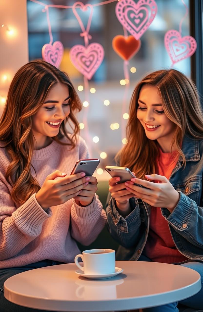 Modern Love in a Cozy Café: Capturing Romance in the Digital Age