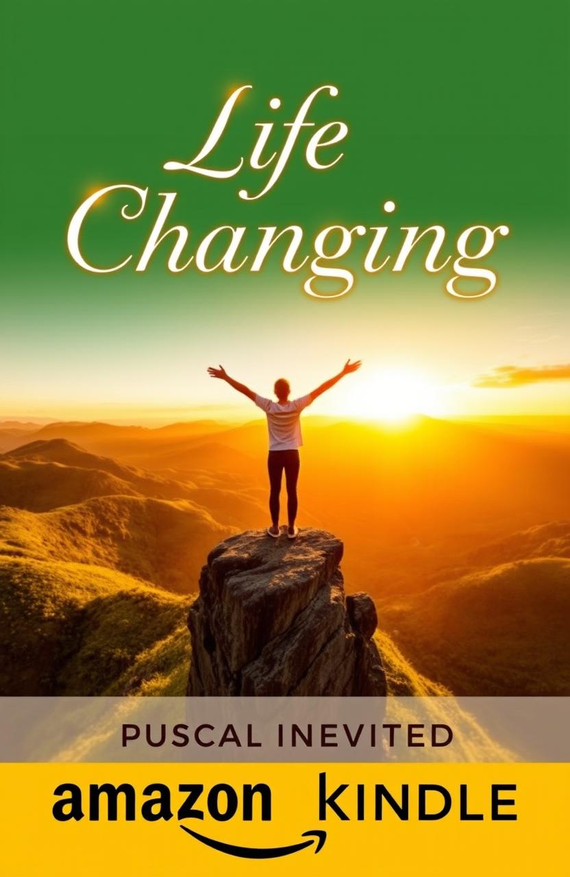 A captivating book cover design for the title "Life Changing"
