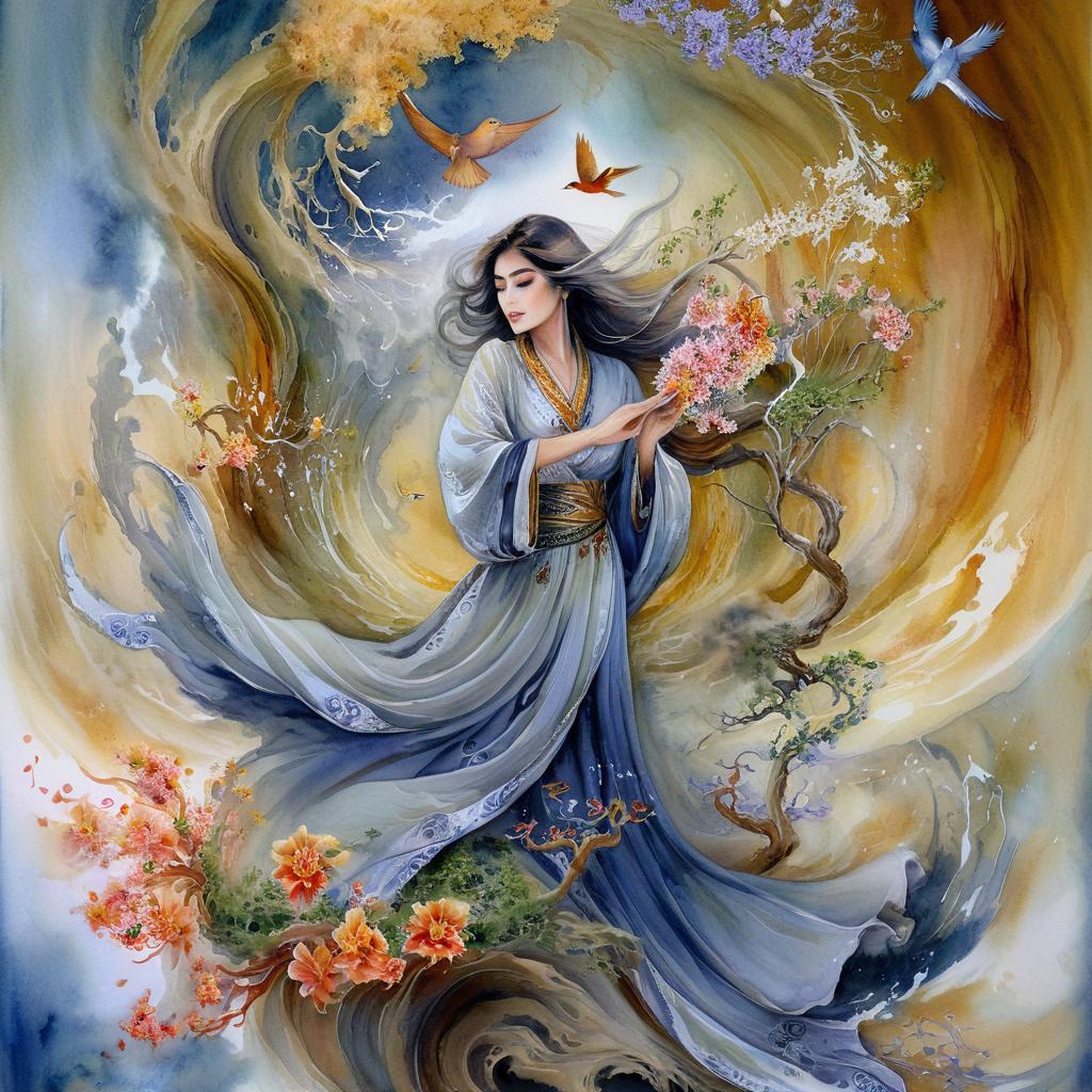 Ethereal Goddess: A Mythical Beauty
