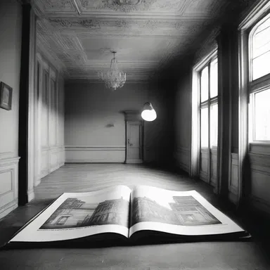 The author described the scene using an anamorphic lens metaphor, distorting the reader's perception of reality.