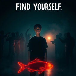 A visual representation of the song 'Find Yourself', capturing themes of self-discovery and inner conflict