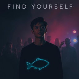 A visual representation of the song 'Find Yourself', capturing themes of self-discovery and inner conflict