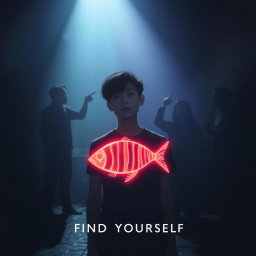 A visual representation of the song 'Find Yourself', capturing themes of self-discovery and inner conflict