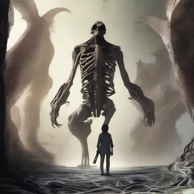 The novel explores the concept of anamorphic evolution, where humans evolve into a new form with enhanced abilities.