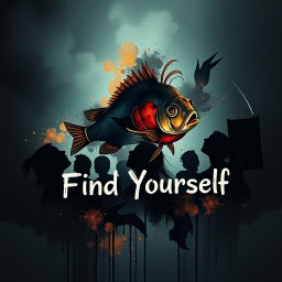 A thought-provoking album cover concept inspired by a deep, introspective song