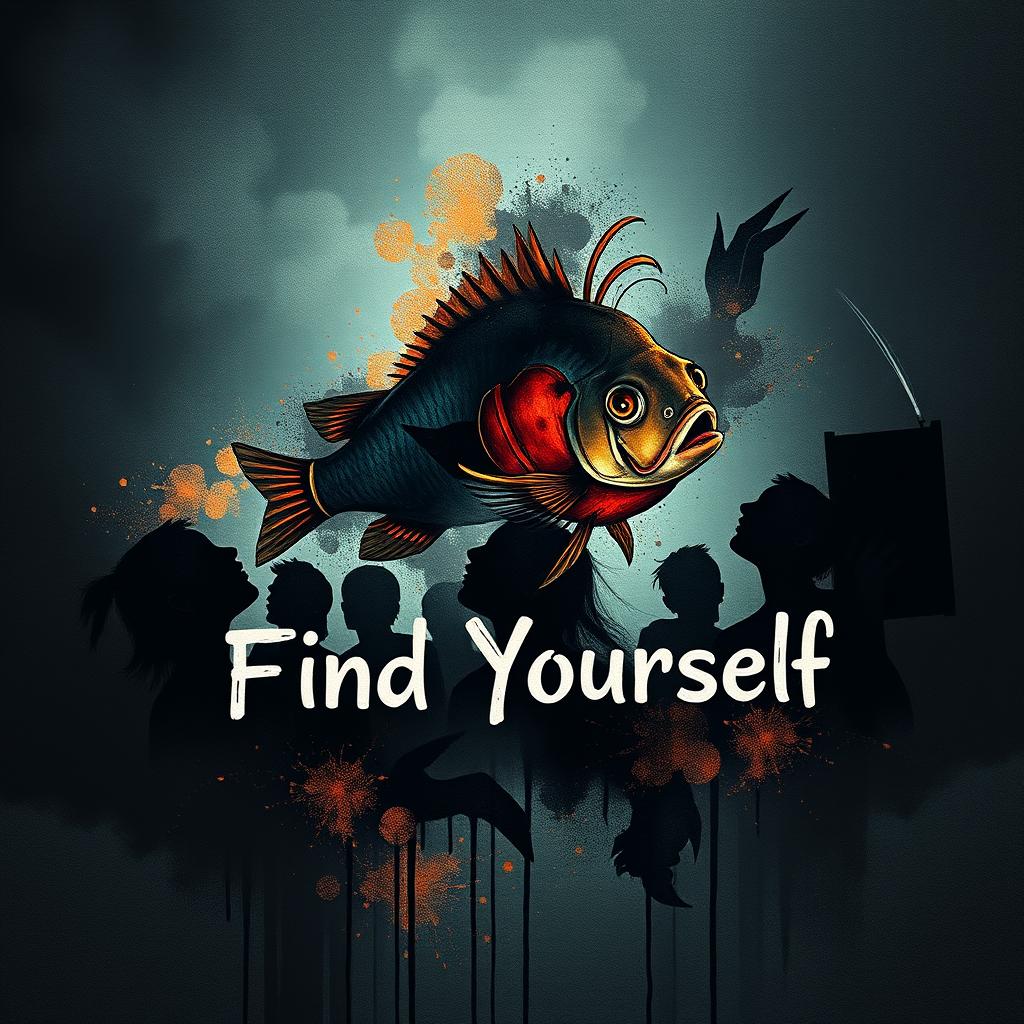 A thought-provoking album cover concept inspired by a deep, introspective song