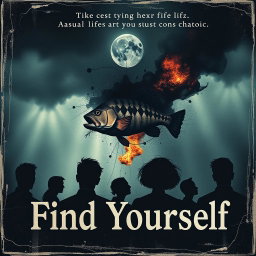 A thought-provoking album cover concept inspired by a deep, introspective song