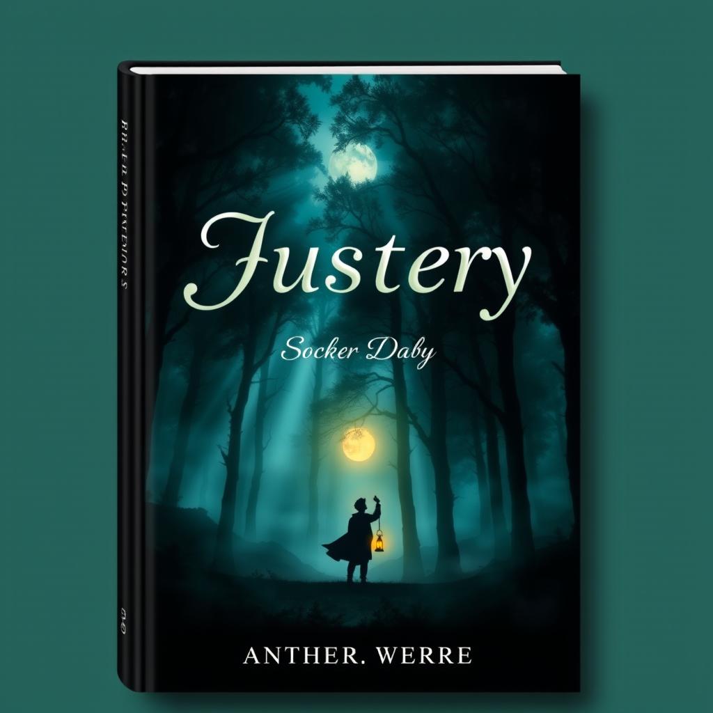 A visually striking book cover design that captures the essence of adventure and mystery