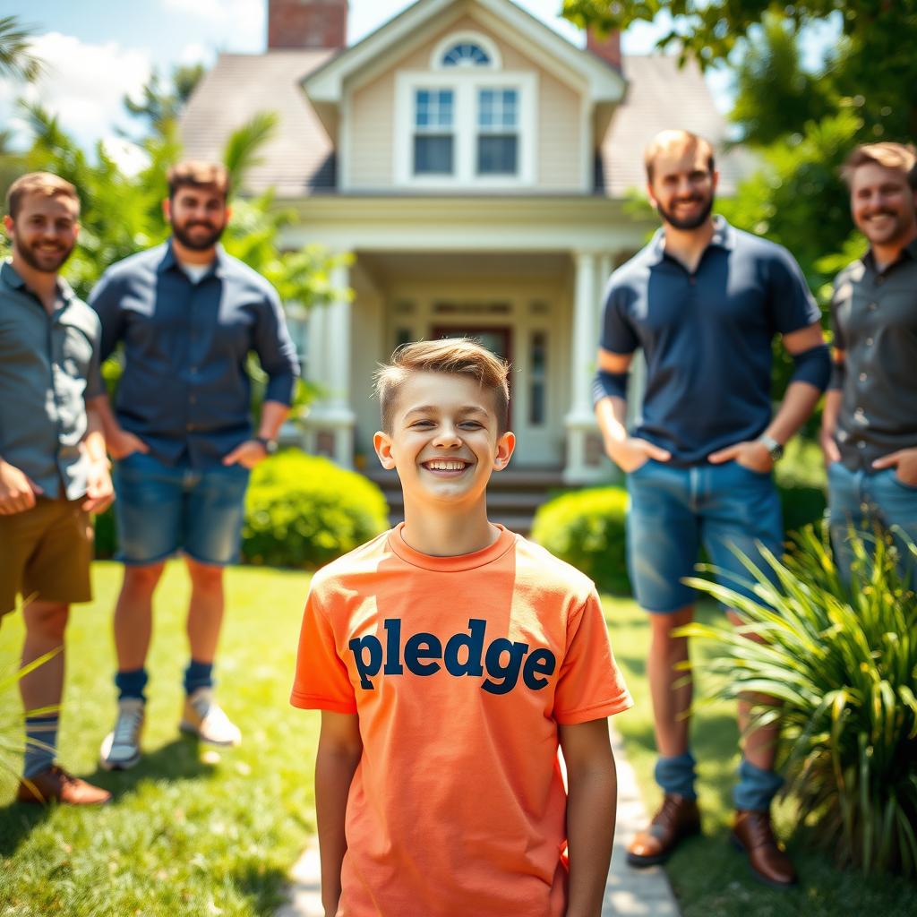 Vibrant Fraternity Pledge: A Joyful Celebration of Identity