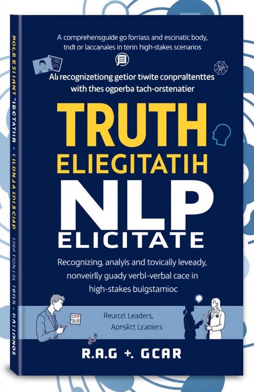 A visually engaging cover for a comprehensive guide focused on recognizing, analyzing, and ethically leveraging verbal and nonverbal cues in high-stakes scenarios