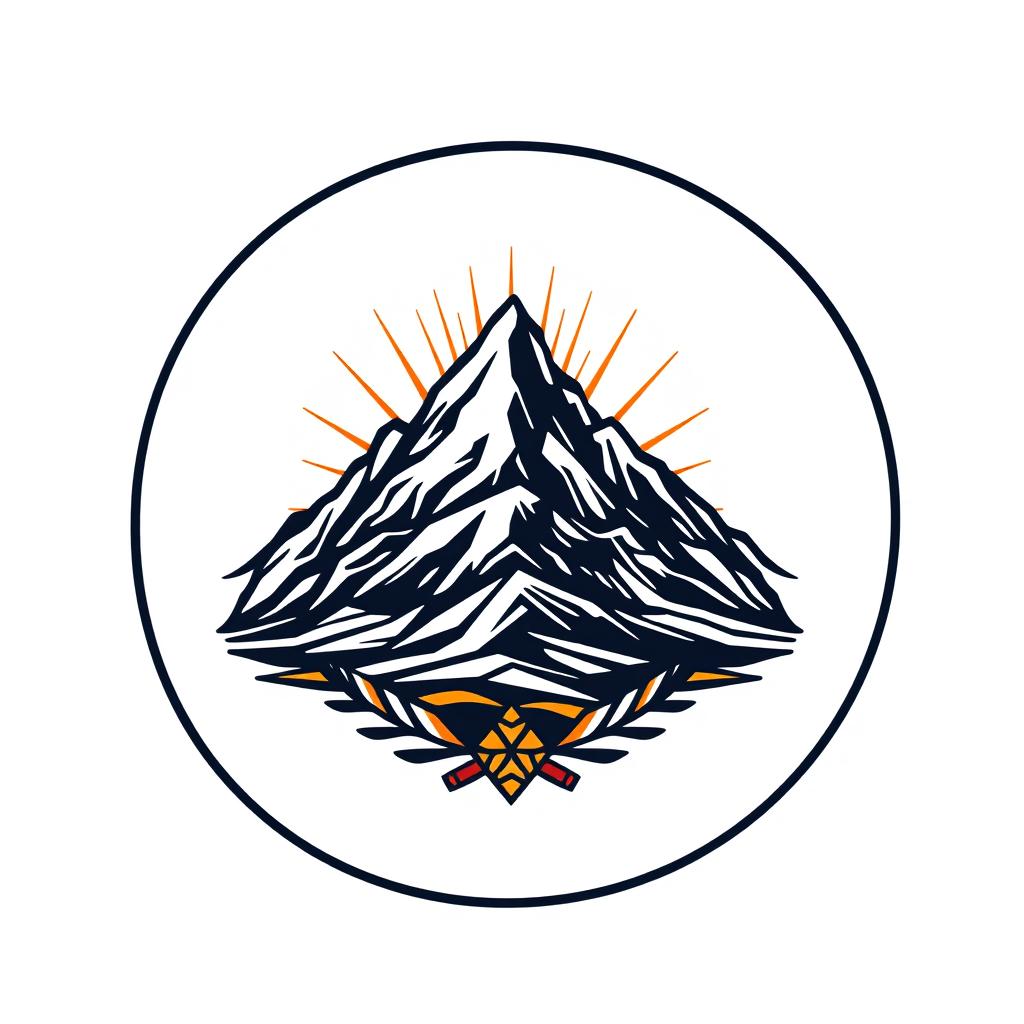 A professional and emblematic club logo, enclosed in a perfect circle