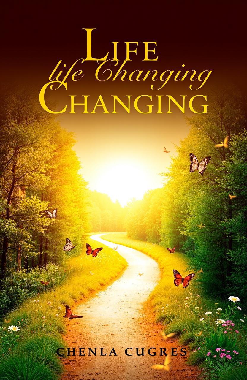 A captivating book cover design for the title "Life Changing"
