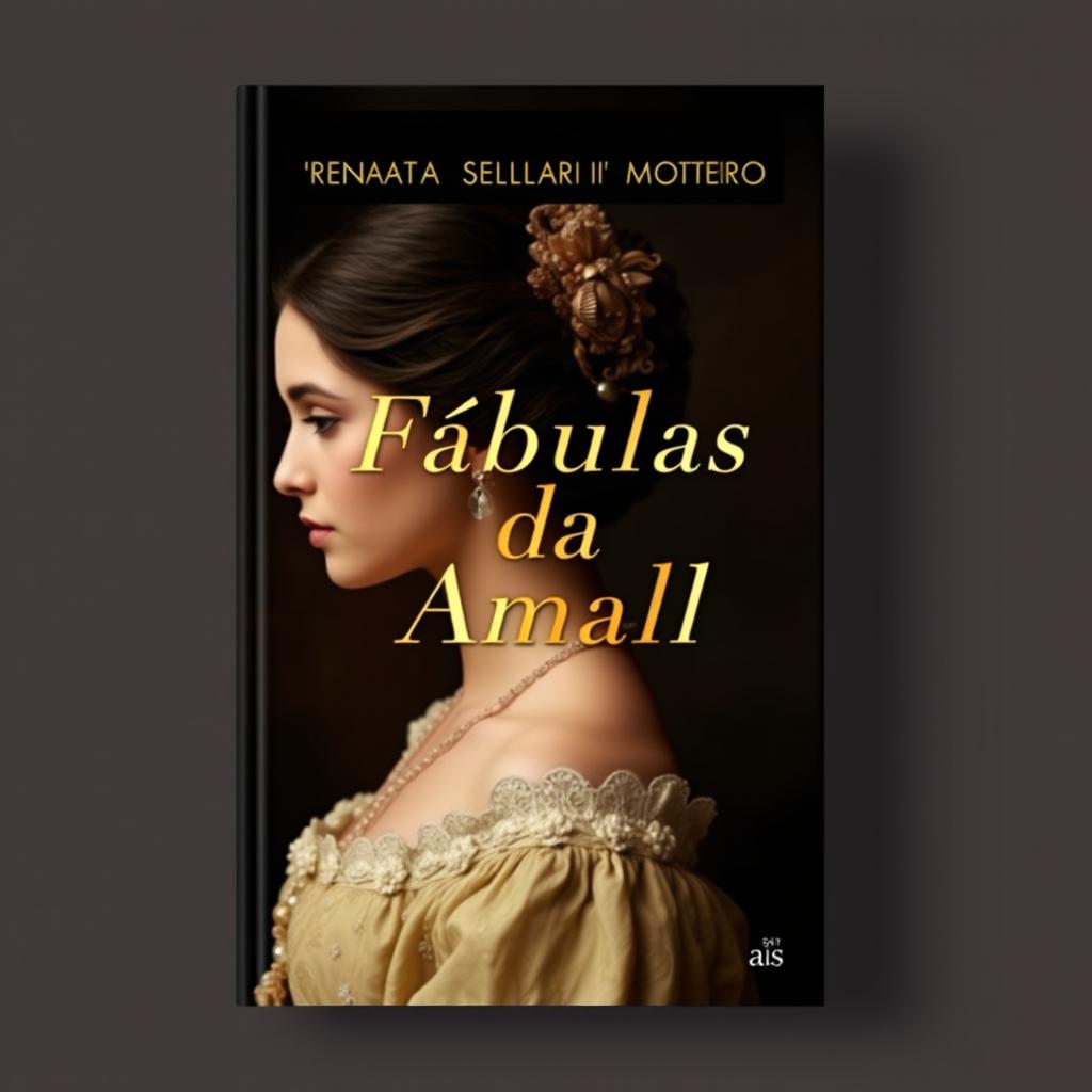 A book cover featuring an elegant woman in historical attire as the background, embodying beauty and delicacy