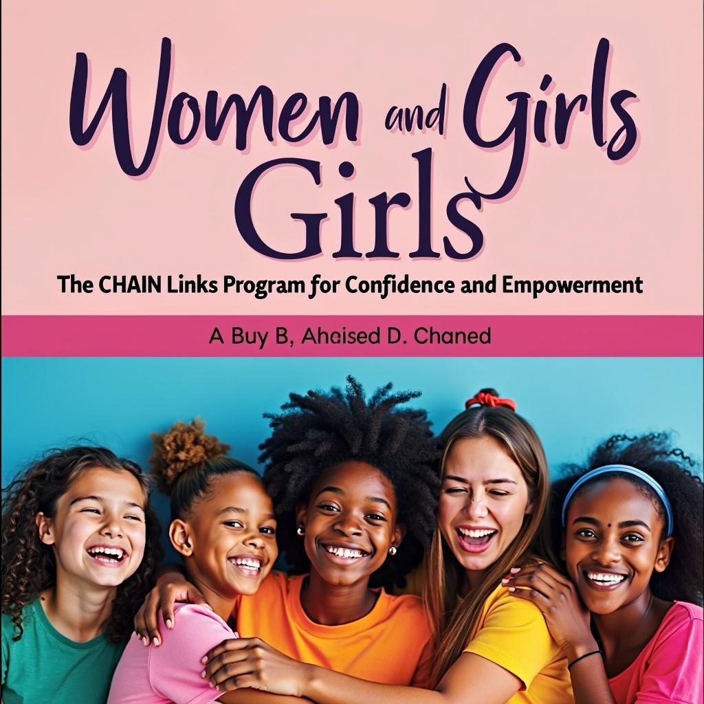 A vibrant book cover design featuring a pink and blue gradient background