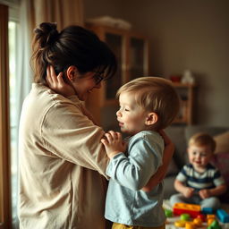 A couple in a romantic and affectionate embrace, sharing a tender moment that conveys love and connection