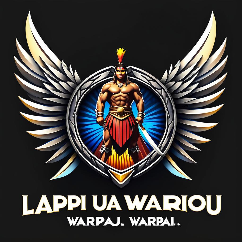 Mythical Warrior Emblem: Strength & Valor
