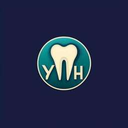 A professional logo for a dental clinic with the letters 'YZFH' incorporated into the design. The logo features dental imagery, such as a tooth or a toothbrush, in a modern and clean style.