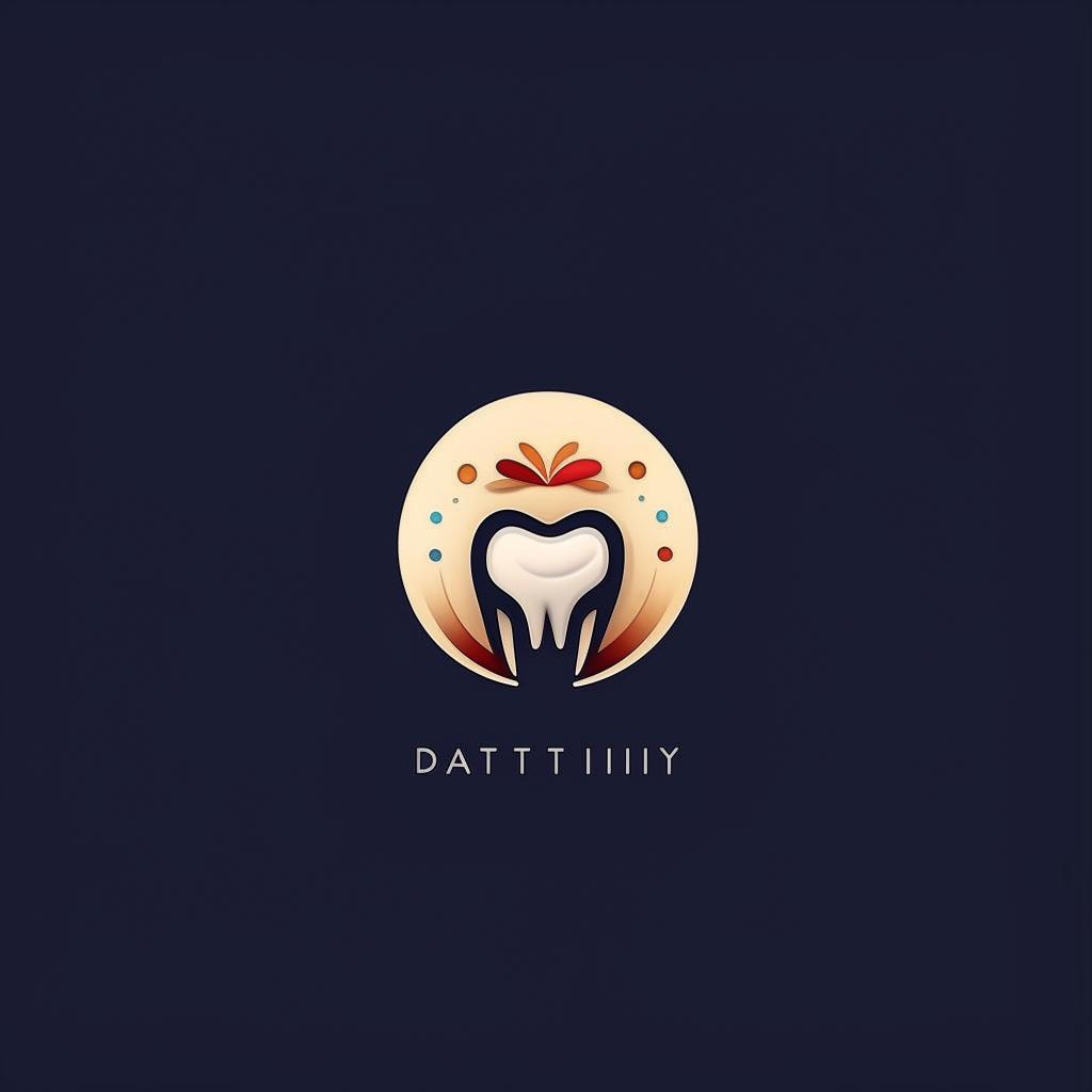 A stylish and modern logo for a dental clinic prominently featuring the lettering 'YZFH'. The logo incorporates dental-related graphics in a tasteful and professionally designed layout.