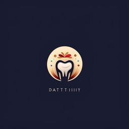 A stylish and modern logo for a dental clinic prominently featuring the lettering 'YZFH'. The logo incorporates dental-related graphics in a tasteful and professionally designed layout.