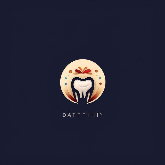 A stylish and modern logo for a dental clinic prominently featuring the lettering 'YZFH'. The logo incorporates dental-related graphics in a tasteful and professionally designed layout.