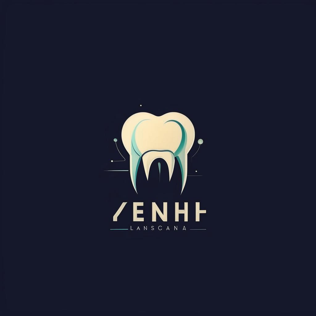 A stylish and modern logo for a dental clinic prominently featuring the lettering 'YZFH'. The logo incorporates dental-related graphics in a tasteful and professionally designed layout.