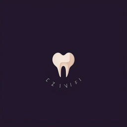 A stylish and modern logo for a dental clinic prominently featuring the lettering 'YZFH'. The logo incorporates dental-related graphics in a tasteful and professionally designed layout.