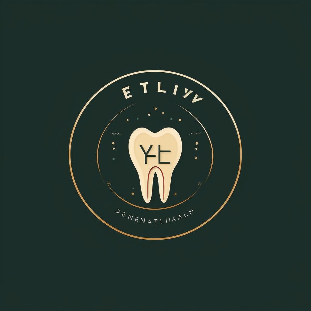 A professional logo for a dental clinic, presenting the acronym 'YZFH'. The design combines dentistry symbols with the letters in a creative, modern style, and uses a color scheme that conveys cleanliness and trust.