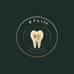 A professional logo for a dental clinic, presenting the acronym 'YZFH'. The design combines dentistry symbols with the letters in a creative, modern style, and uses a color scheme that conveys cleanliness and trust.