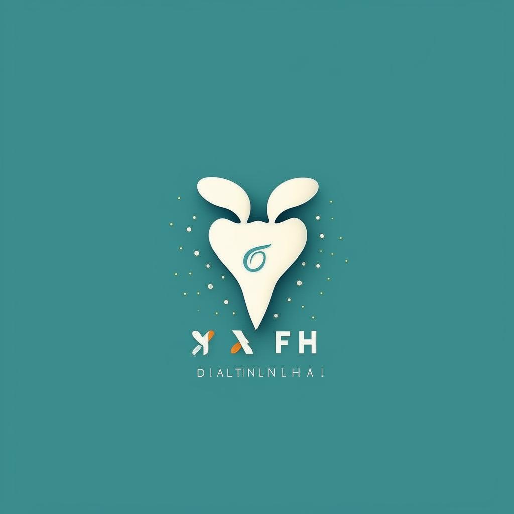 A professional logo for a dental clinic, presenting the acronym 'YZFH'. The design combines dentistry symbols with the letters in a creative, modern style, and uses a color scheme that conveys cleanliness and trust.