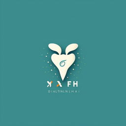 A professional logo for a dental clinic, presenting the acronym 'YZFH'. The design combines dentistry symbols with the letters in a creative, modern style, and uses a color scheme that conveys cleanliness and trust.