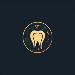 A professional logo for a dental clinic, presenting the acronym 'YZFH'. The design combines dentistry symbols with the letters in a creative, modern style, and uses a color scheme that conveys cleanliness and trust.