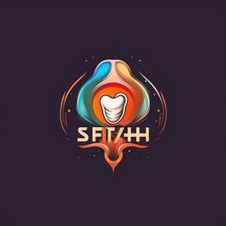 A professional logo for a dental clinic, presenting the acronym 'YZFH'. The design combines dentistry symbols with the letters in a creative, modern style, and uses a color scheme that conveys cleanliness and trust.