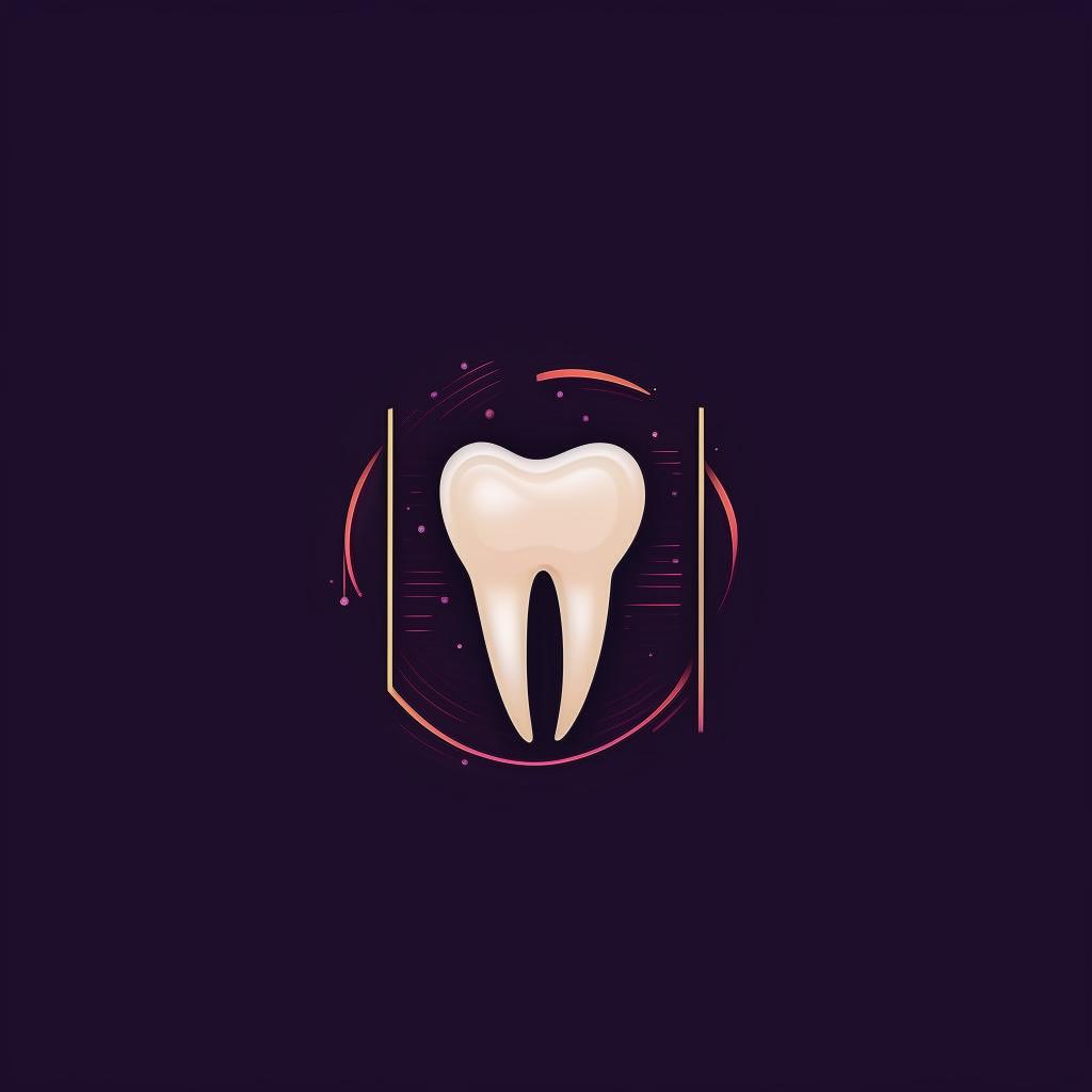 A professionally designed logo for a dental clinic featuring the letters 'YZFH'. The logo combines dental imagery such as a tooth or braces with a modern typography in a visually appealing layout.