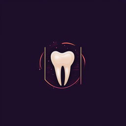 A professionally designed logo for a dental clinic featuring the letters 'YZFH'. The logo combines dental imagery such as a tooth or braces with a modern typography in a visually appealing layout.