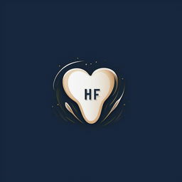 A professionally designed logo for a dental clinic featuring the letters 'YZFH'. The logo combines dental imagery such as a tooth or braces with a modern typography in a visually appealing layout.