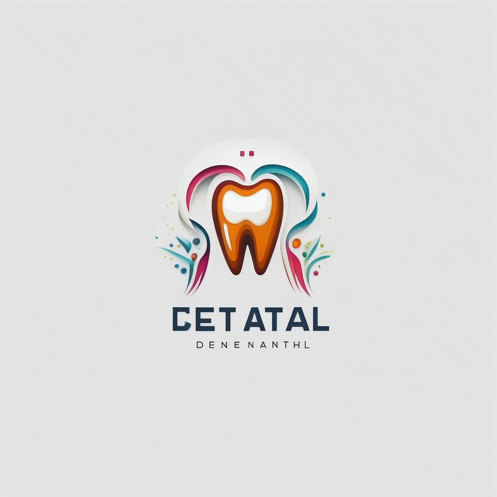 A professionally designed logo for a dental clinic featuring the letters 'YZFH'. The logo combines dental imagery such as a tooth or braces with a modern typography in a visually appealing layout.