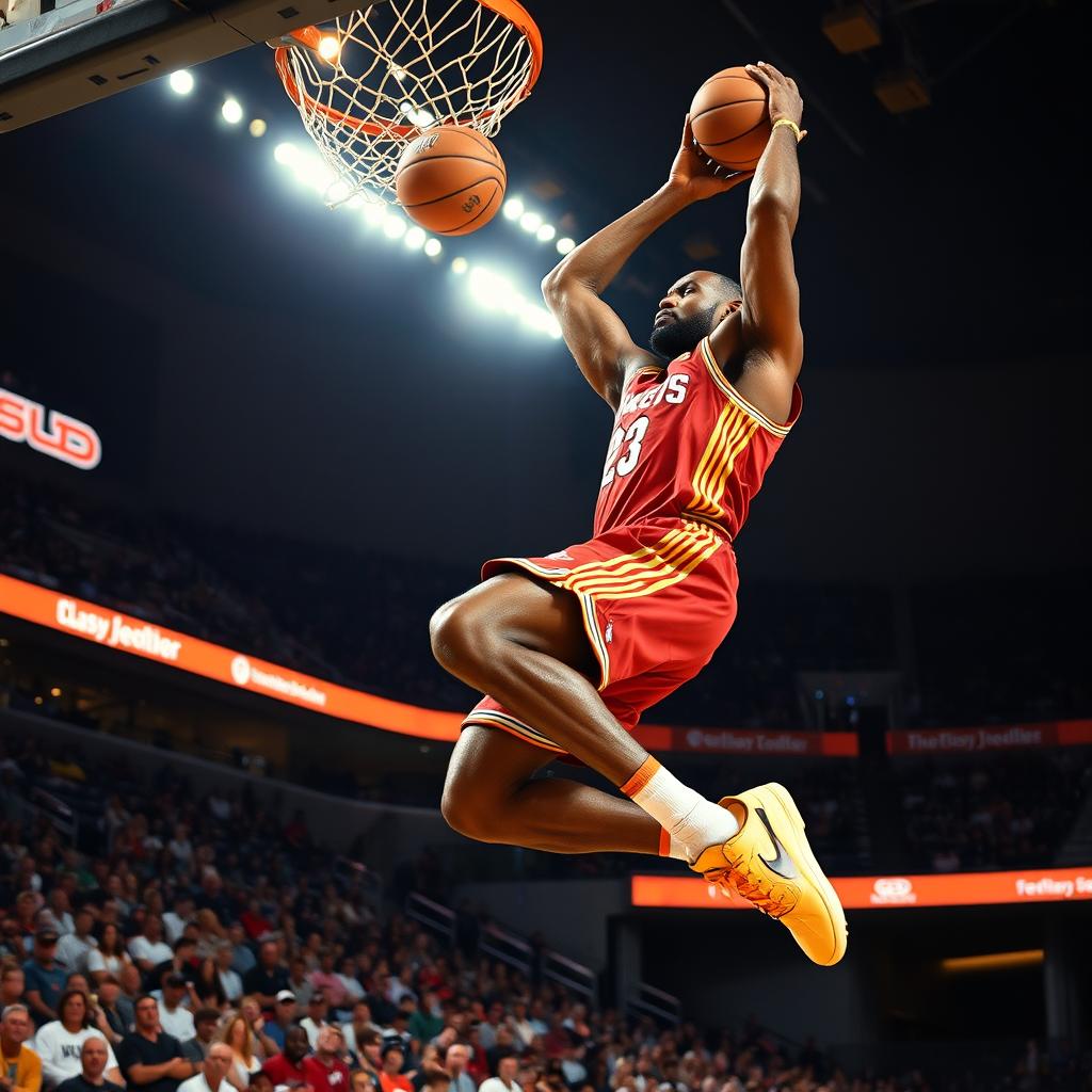 Soar Like a Pro: Epic Basketball Dunk
