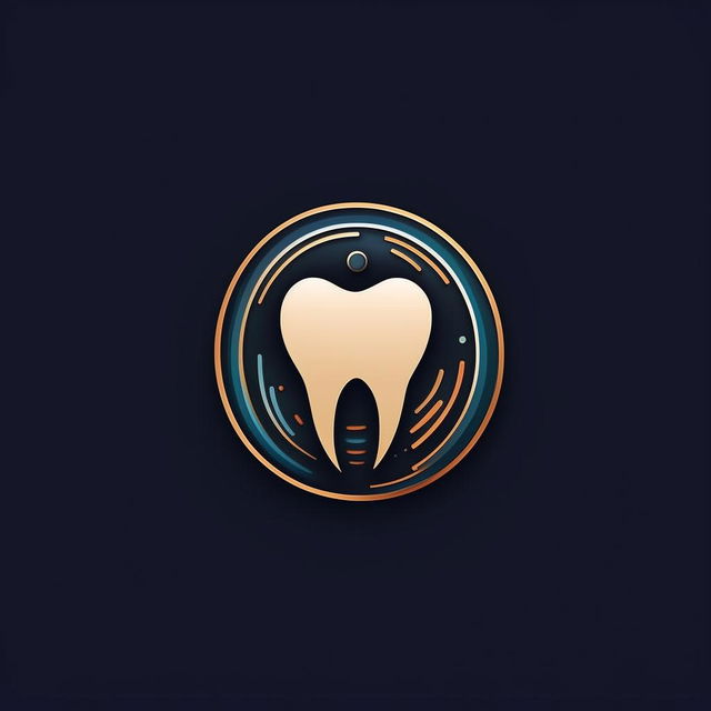 A professionally designed logo for a dental clinic featuring the letters 'YZFH'. The logo combines dental imagery such as a tooth or braces with a modern typography in a visually appealing layout.