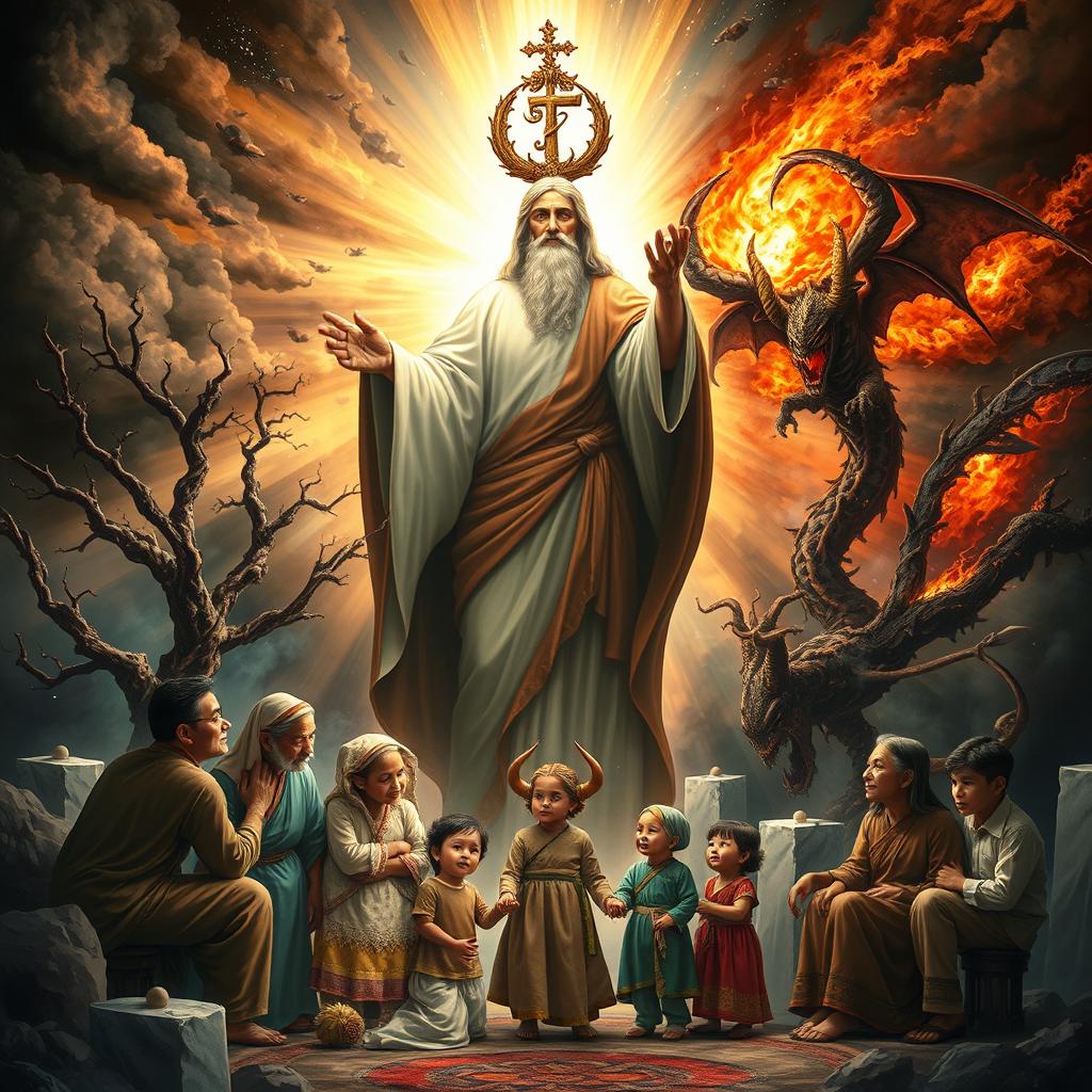 Epic Showdown: God vs. Devil