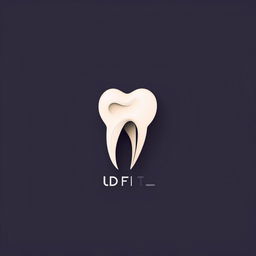 A sleek and modern logo for a dental clinic incorporating the letters 'YZFH'. The logo subtly integrates dental elements such as a tooth or a dental tool that meshes with the overall design.