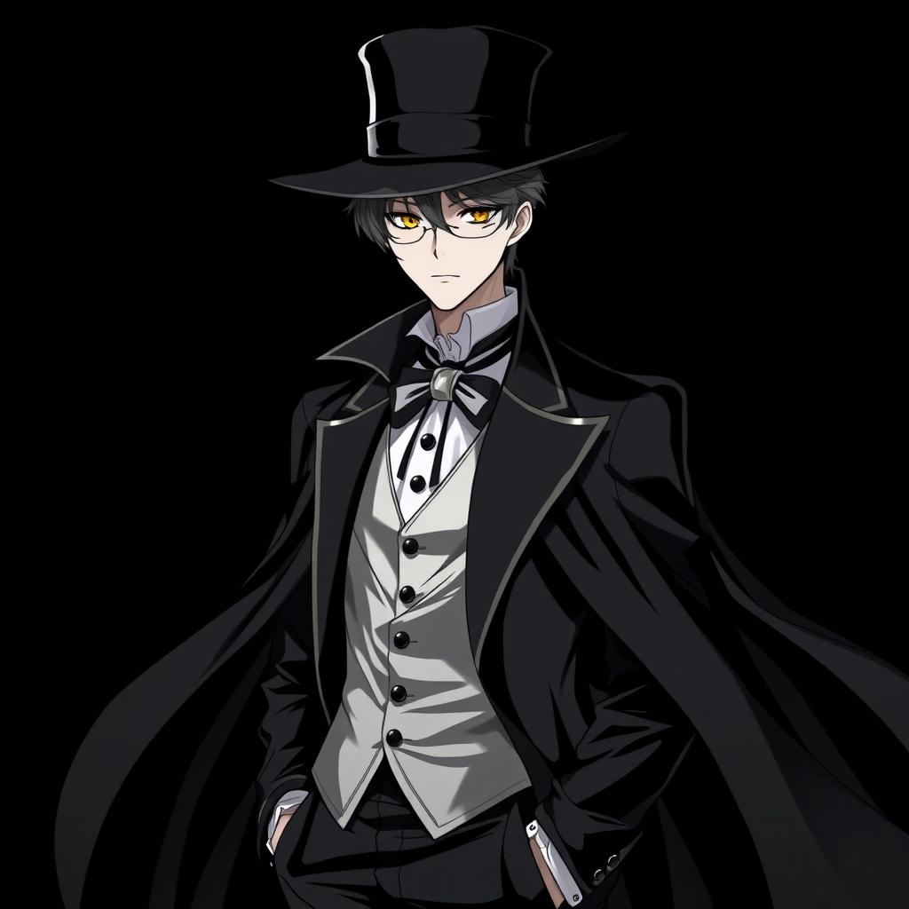 An anime-style book cover for a novel inspired by Arsène Lupin and Magic Kaito