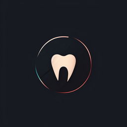 A sleek and modern logo for a dental clinic incorporating the letters 'YZFH'. The logo subtly integrates dental elements such as a tooth or a dental tool that meshes with the overall design.