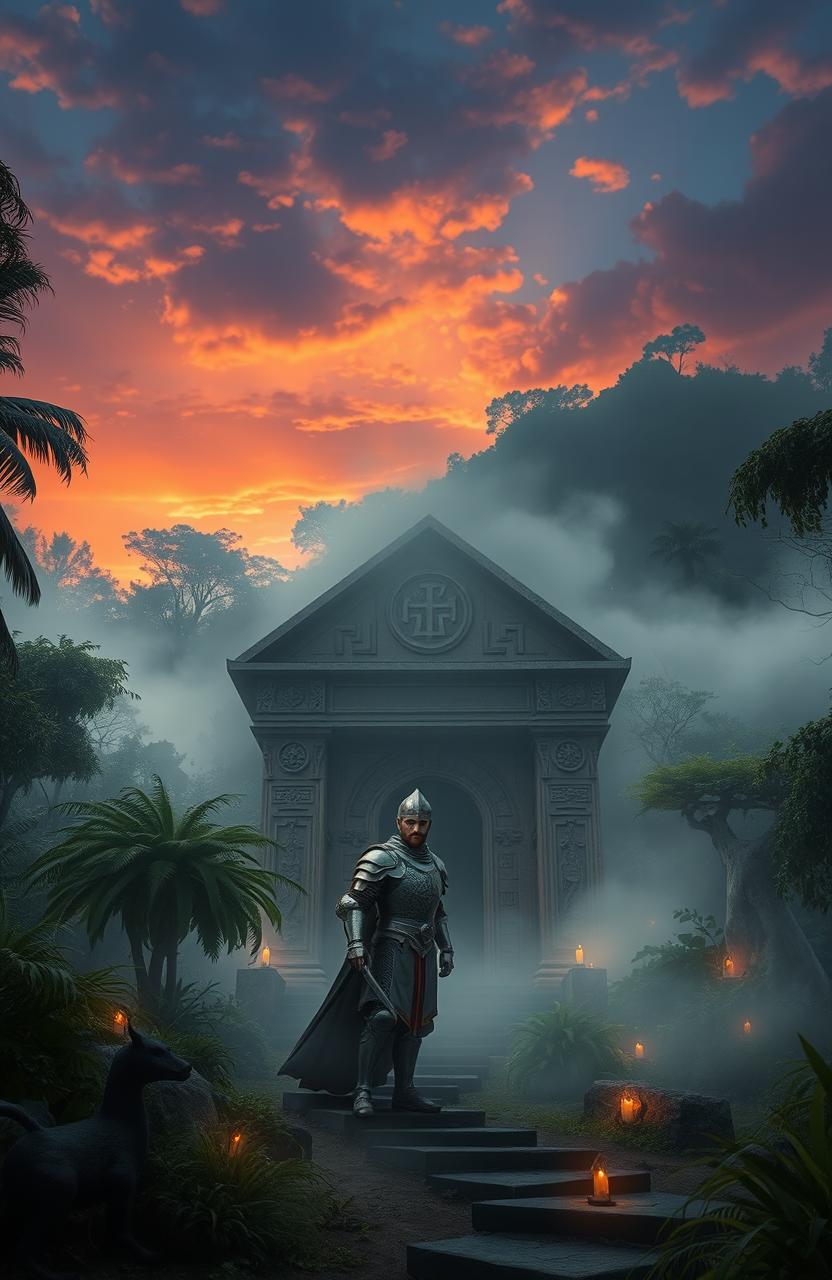 An intriguing depiction of the Templars in South America, showcasing the mystery, legends, and myths associated with them in Uruguay