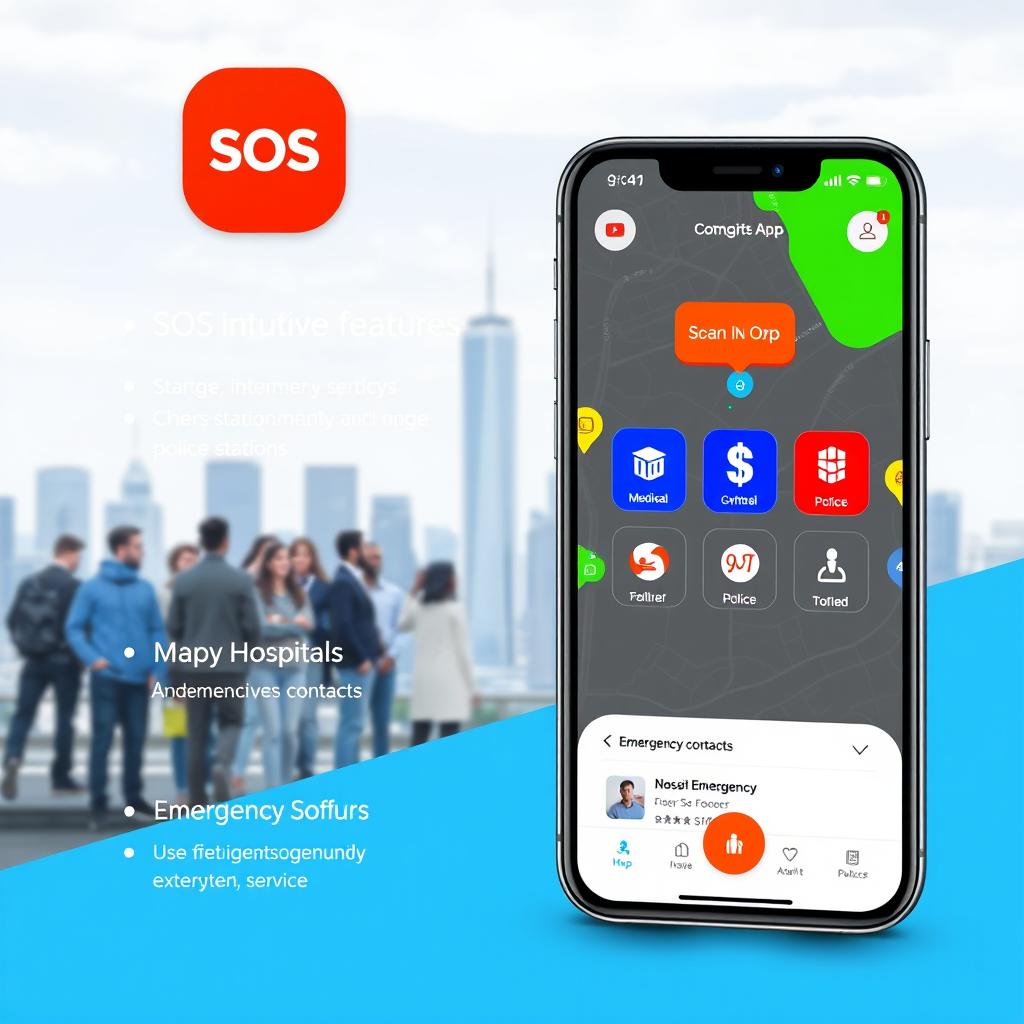 Innovative Emergency Mobile App Interface Design | Idyllic