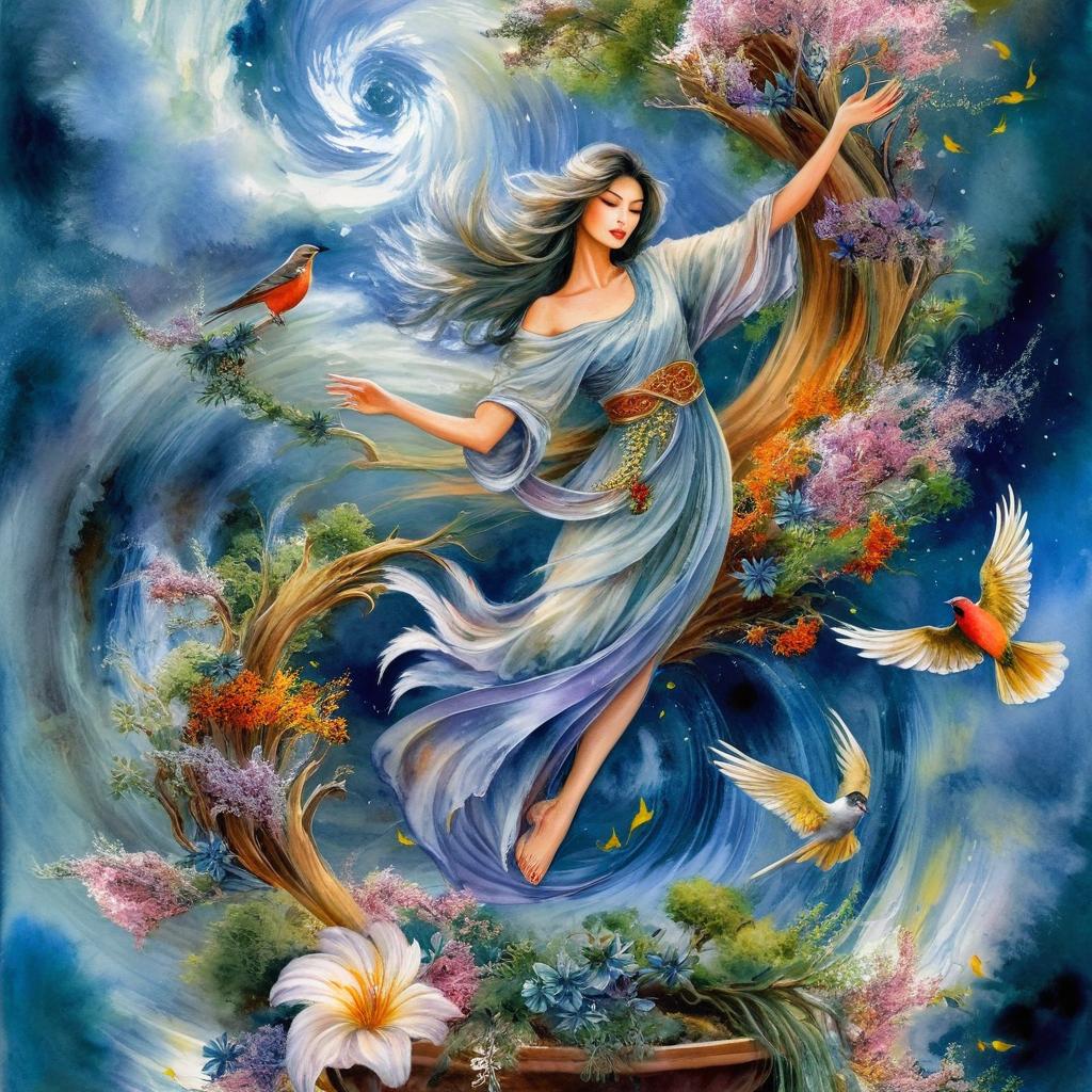 Soar with the Angelic Fairy Woman