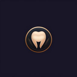 A stylish logo for a dental clinic, prominently featuring 'YZFH'. The design incorporates subtle elements of dentistry, maintaining a professional and sophisticated look.