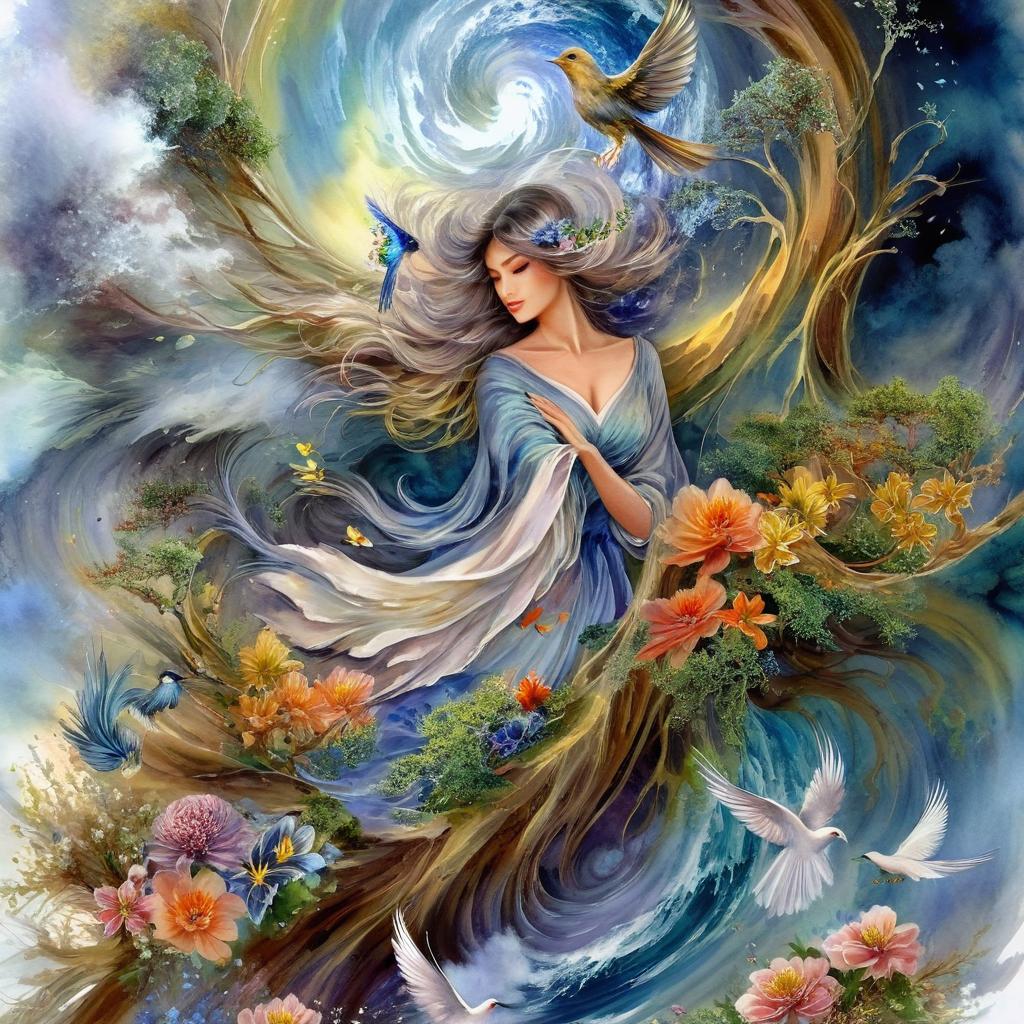 Enchanting Fusion: Fairy, Angel & Mermaid Art