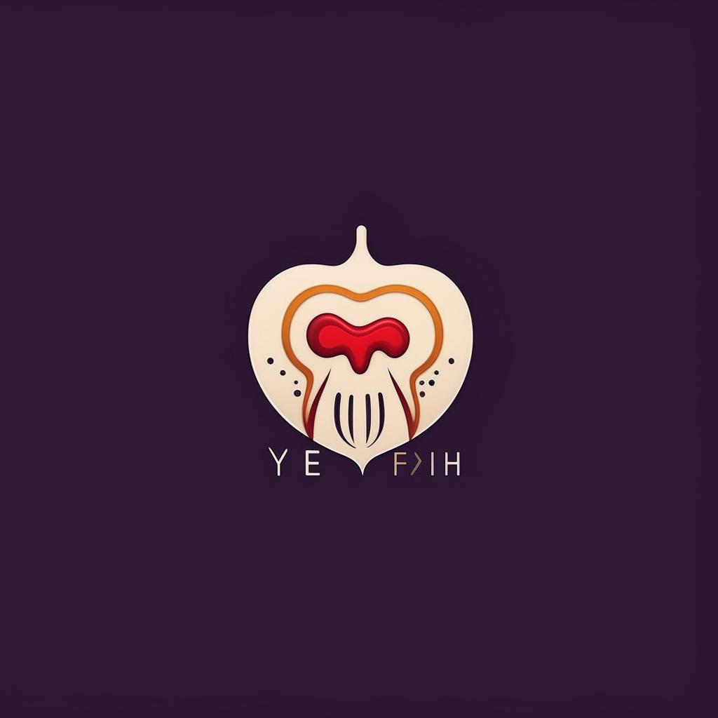 Design a logo for a dental clinic with 'YZFH' prominently displayed. The logo features dental-themed graphics harmoniously integrated with the text in a modern and professional style.